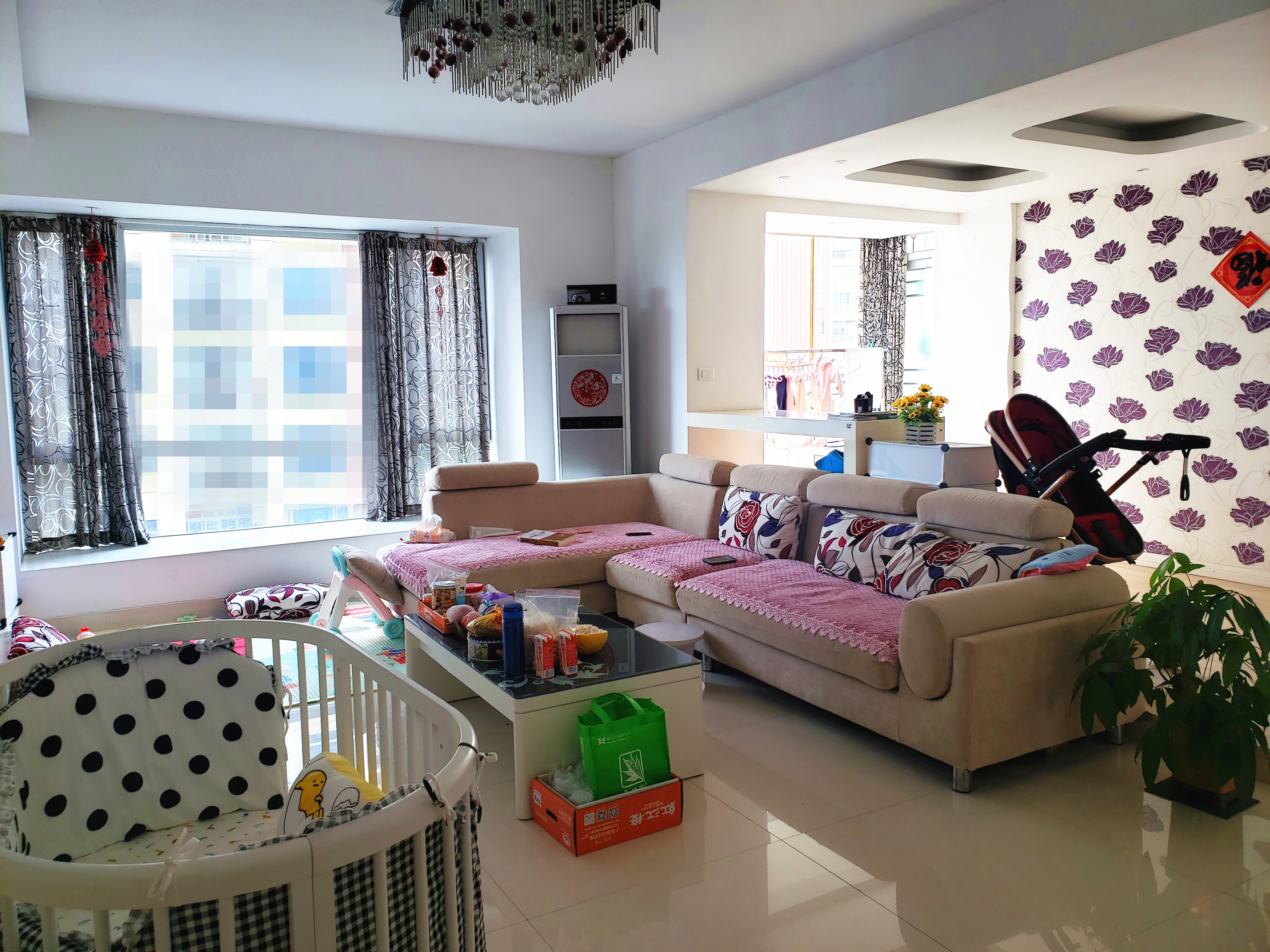 万辉国际城没有公摊的房子 精装修拎包入住 南